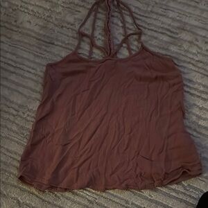 Charlotte Russe Dusty Pink Halter Tank Top